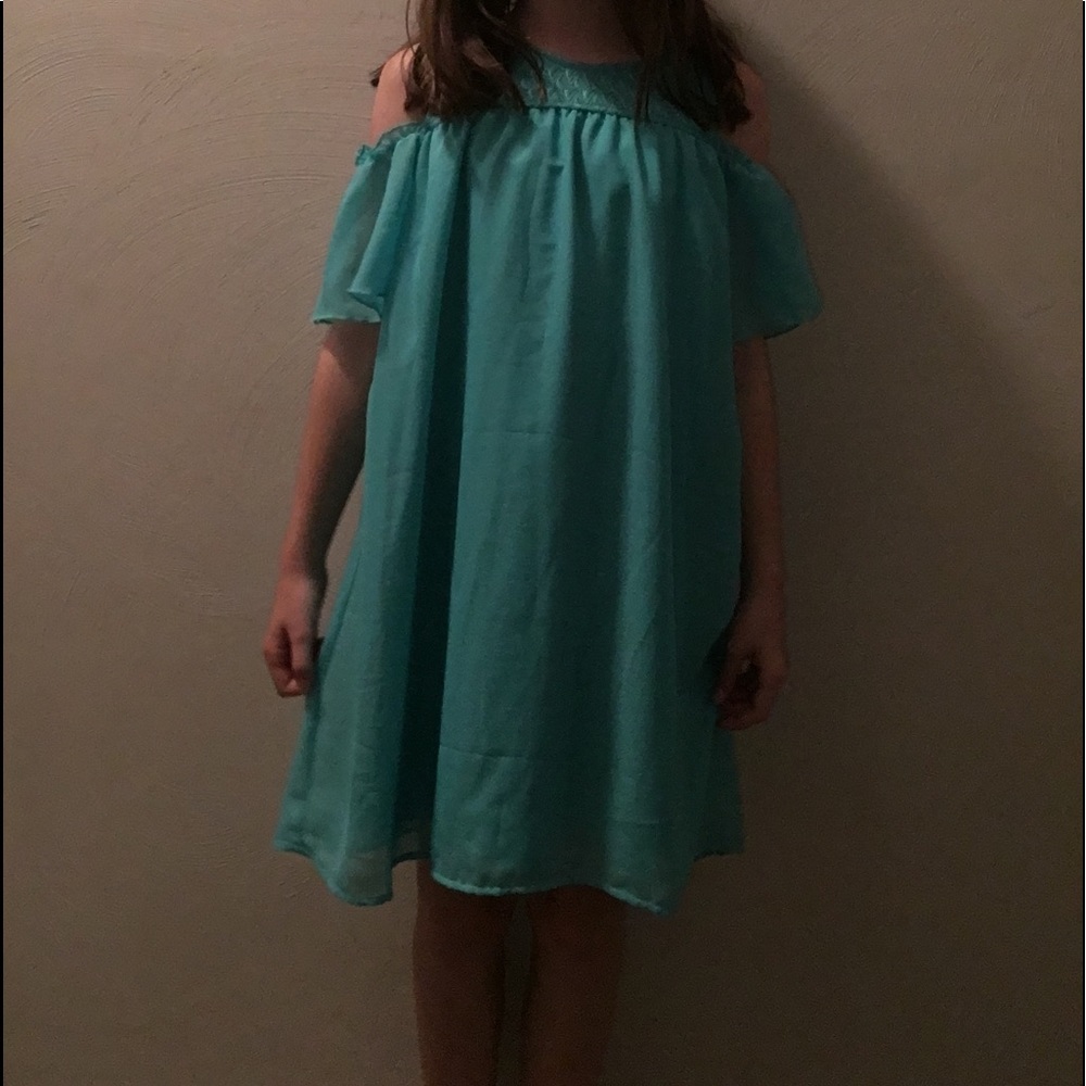 Blue dress